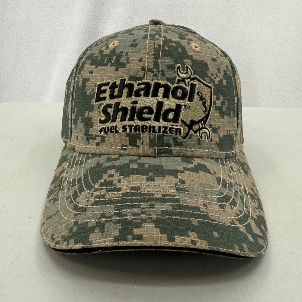 Ethanol Shield Hat Mens OSFA Green Digital Camo Fuel Stabilizer The Max Cap